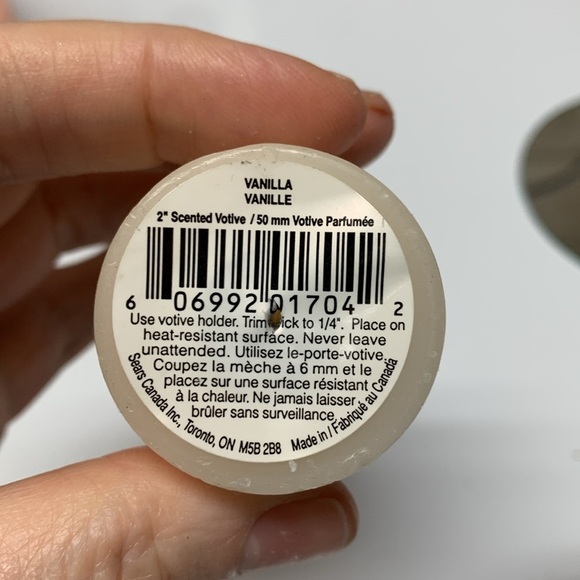 Vintage Metal Snail Candle holder w/ vanilla candle and mirror - Picture 2 of 9